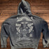 Lunar Enigma - Ultra Heavyweight Post-Apocalyptic Aesthetic Hand-Frayed Monkey Washed Zip Hoodie